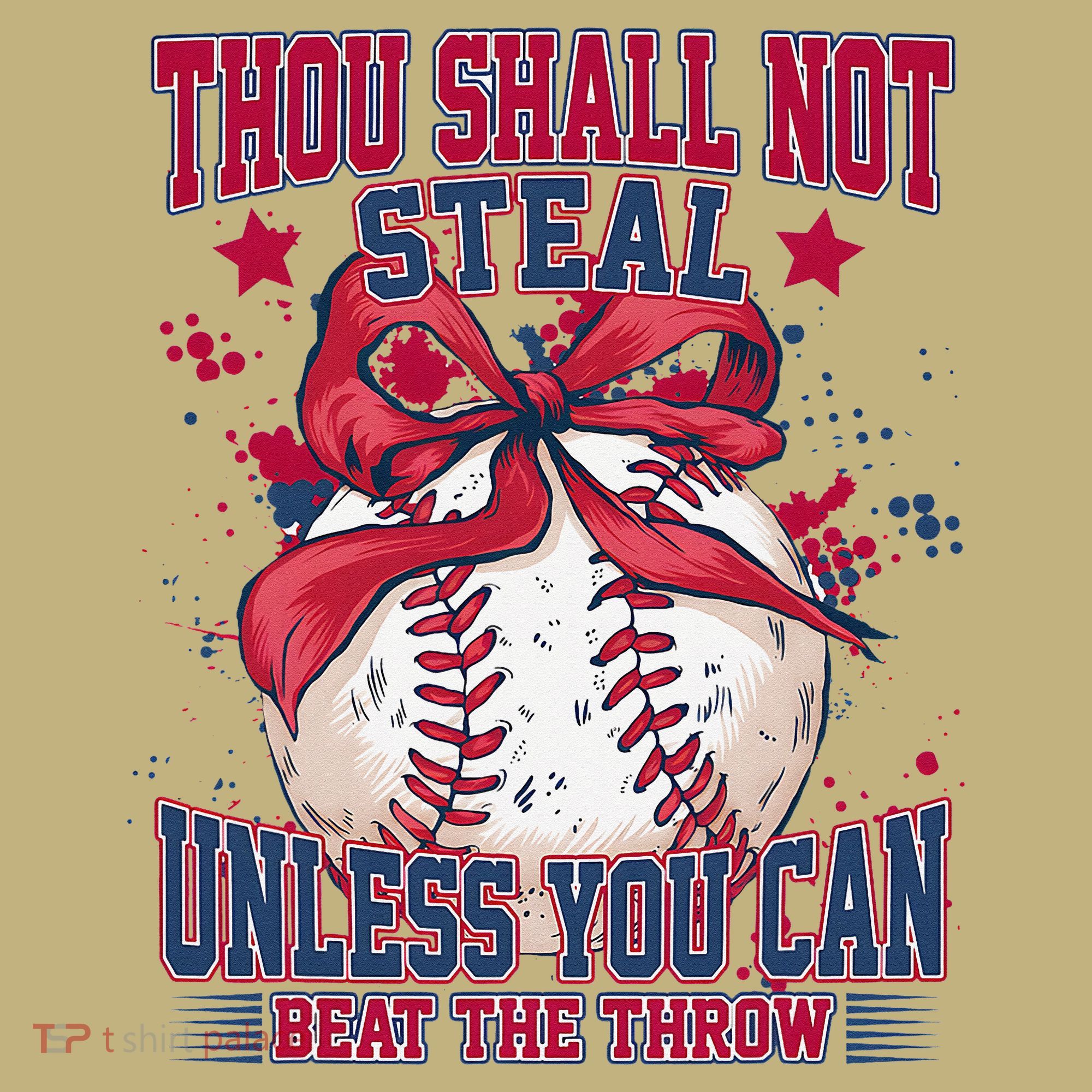 Funny Baseball Thou Shall Not Steal Long Sleeve Shirt