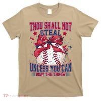Funny Baseball Thou Shall Not Steal T-Shirt thumb 0