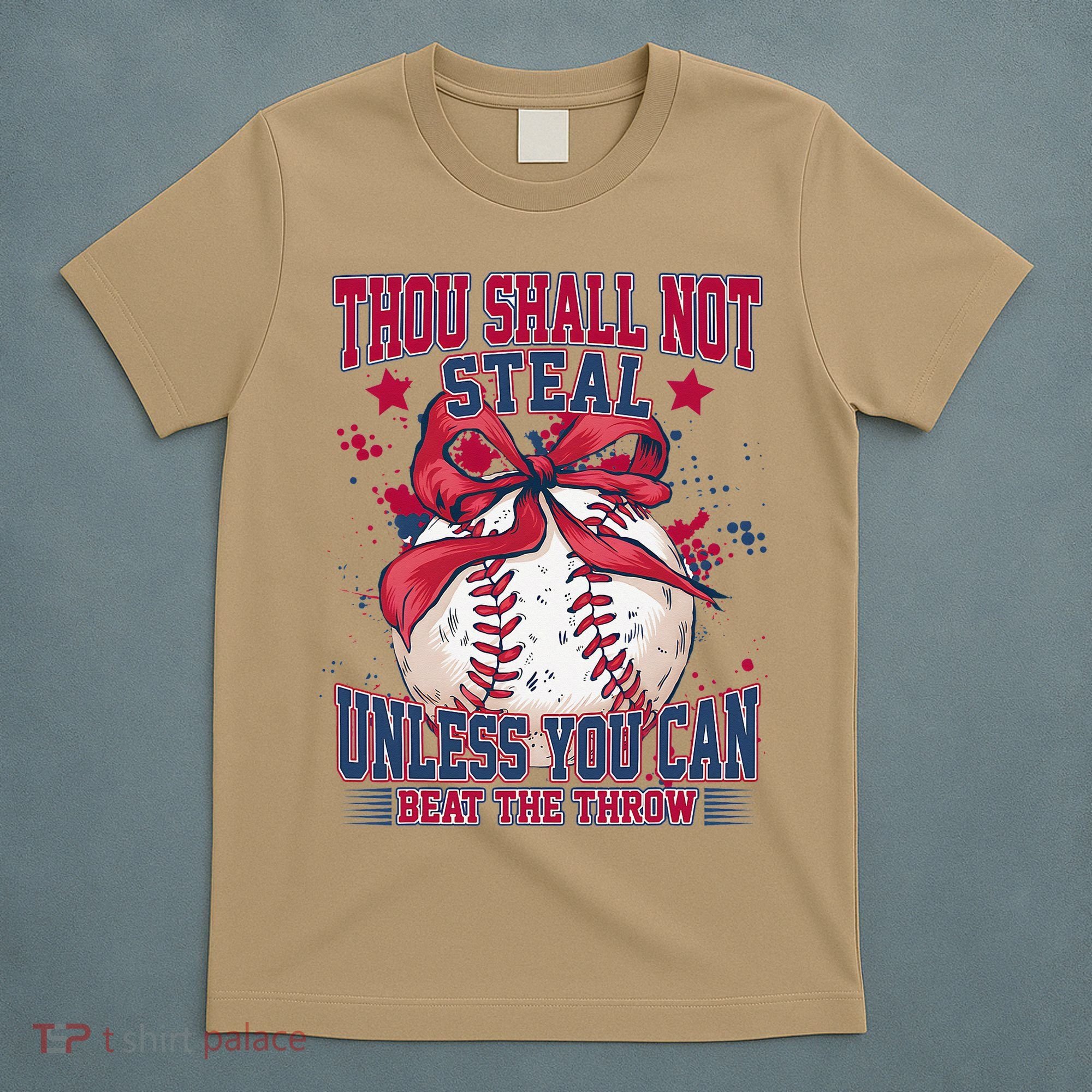Funny Baseball Thou Shall Not Steal T-Shirt