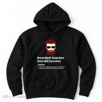 Funny Beard Teacher Teacher Appreciation Gift For Hoodie thumb 0