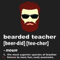 Funny Beard Teacher Teacher Appreciation Gift For Beanie thumb 2