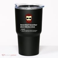 Funny Beard Teacher Teacher Appreciation Gift For Tumbler thumb 0