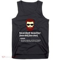 Funny Beard Teacher Teacher Appreciation Gift For Tank Top thumb 0