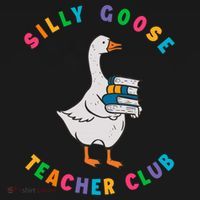 Funny Back To School Teachers Silly Goose Teacher Club Gift Women's Hoodie thumb 2