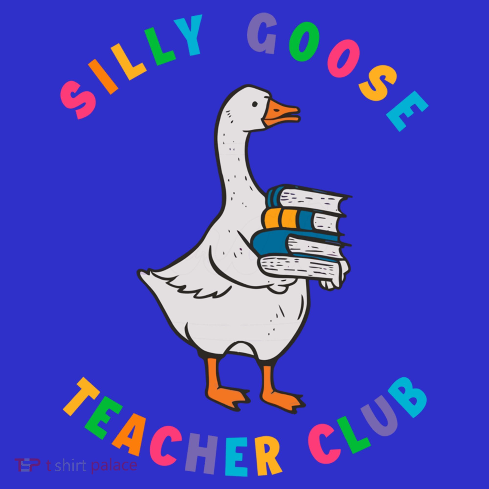 Funny Back To School Teachers Silly Goose Teacher Club Gift Women's Tank Top