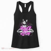 Funny Bury The Rich Cat Litter Box Women's Tank Top thumb 0