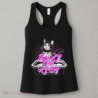 Funny Bury The Rich Cat Litter Box Women's Tank Top thumb 3