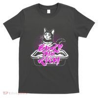 Funny Bury The Rich Cat Litter Box T-Shirt thumb 0