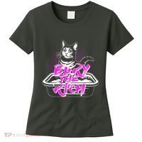 Funny Bury The Rich Cat Litter Box Women's T-Shirt thumb 0