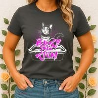 Funny Bury The Rich Cat Litter Box Women's T-Shirt thumb 2