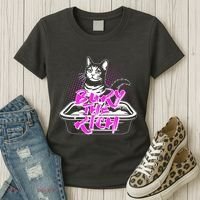 Funny Bury The Rich Cat Litter Box Women's T-Shirt thumb 3