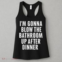 Funny Blow The Bathroom Adult Humor Inappropriate Offensive Women's Tank Top thumb 3