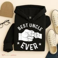 Funny Best Uncle Ever Fistbump Hoodie thumb 4