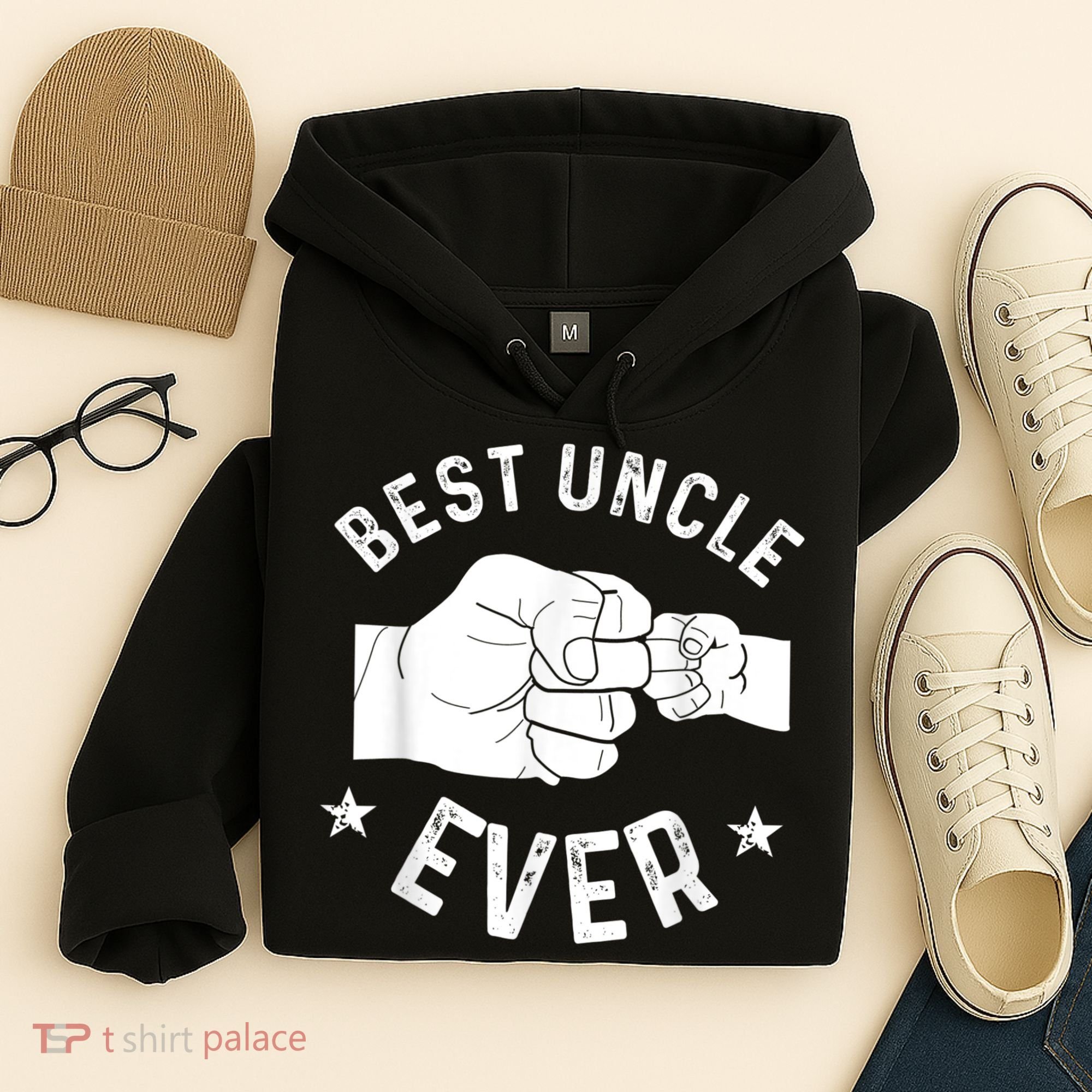 Funny Best Uncle Ever Fistbump Hoodie
