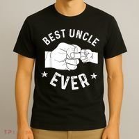 Funny Best Uncle Ever Fistbump T-Shirt thumb 3