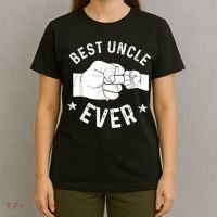 Funny Best Uncle Ever Fistbump T-Shirt thumb 4