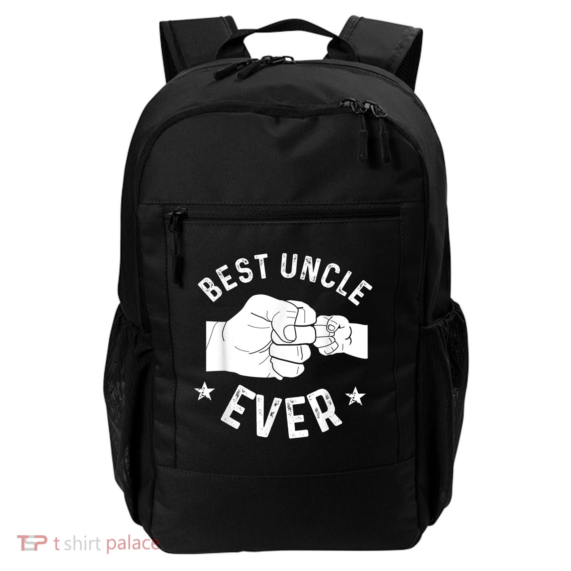 Funny Best Uncle Ever Fistbump Backpack