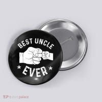 Funny Best Uncle Ever Fistbump Button thumb 0
