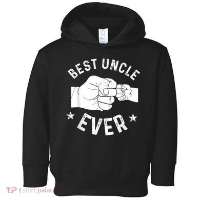 Funny Best Uncle Ever Fistbump Toddler Hoodie