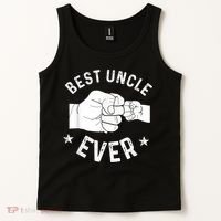Funny Best Uncle Ever Fistbump Tank Top thumb 2