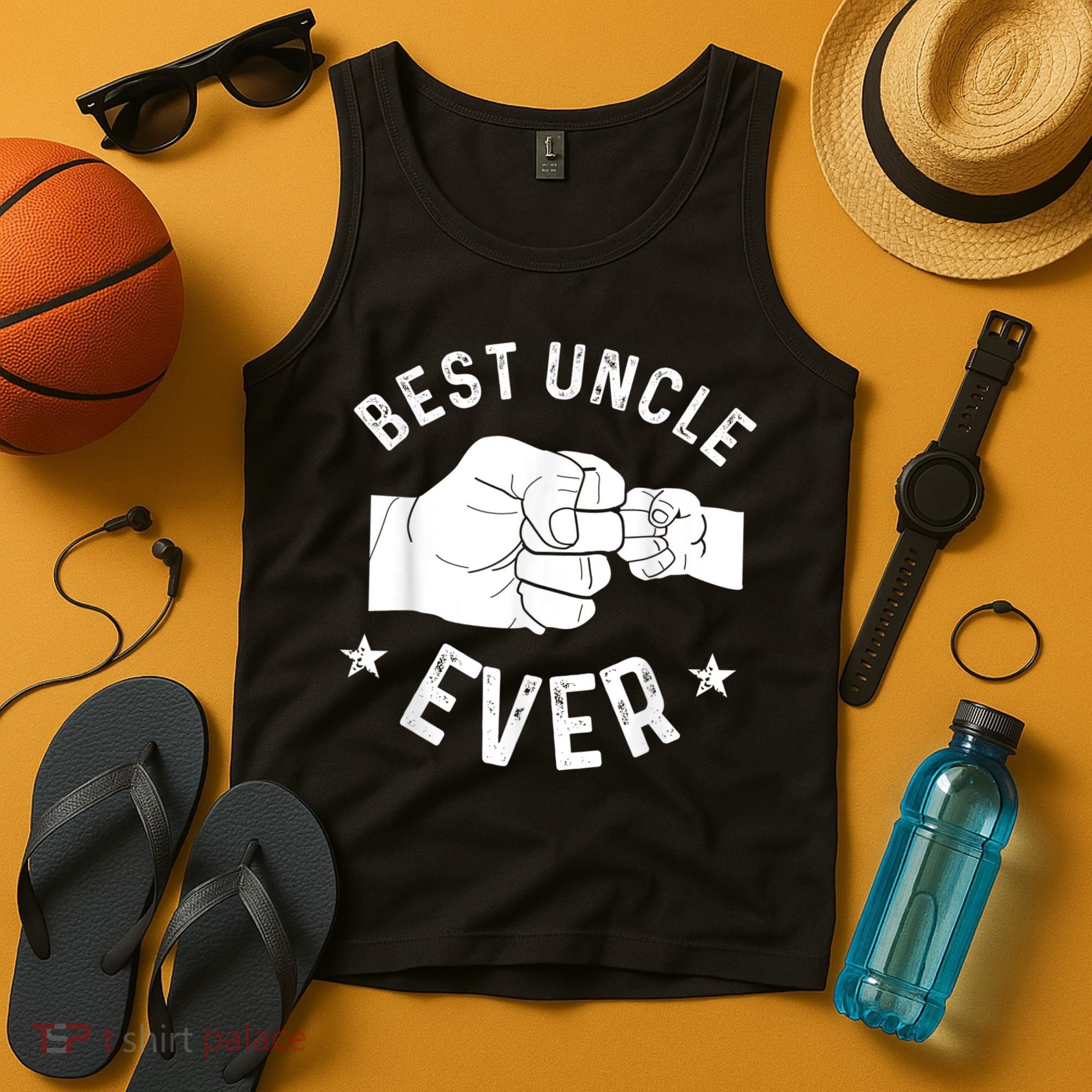 Funny Best Uncle Ever Fistbump Tank Top