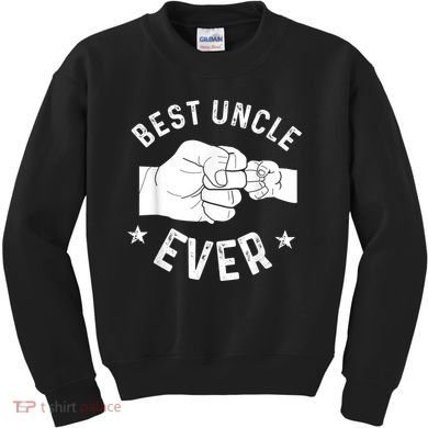 Funny Best Uncle Ever Fistbump Kids Sweatshirt