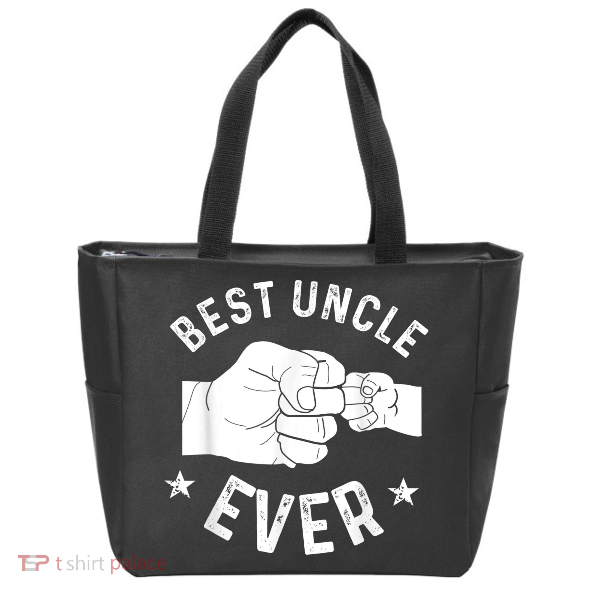Funny Best Uncle Ever Fistbump Tote Bag