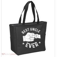 Funny Best Uncle Ever Fistbump Tote Bag thumb 2