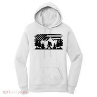 Funny Bigfoot USA Flag Sasquatch Women Gift Women's Hoodie thumb 0