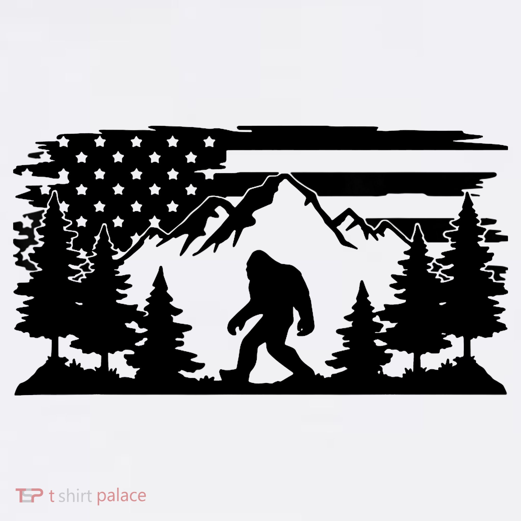 Funny Bigfoot USA Flag Sasquatch Women Gift Visor