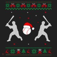 Funny Baseball Ugly Christmas Sweater Xmas Baseball Player Tumbler thumb 3