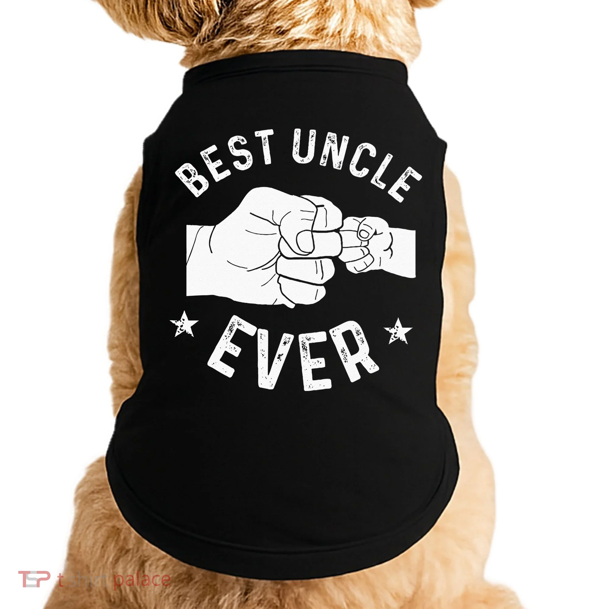 Funny Best Uncle Ever Fist Bump Doggie Tank