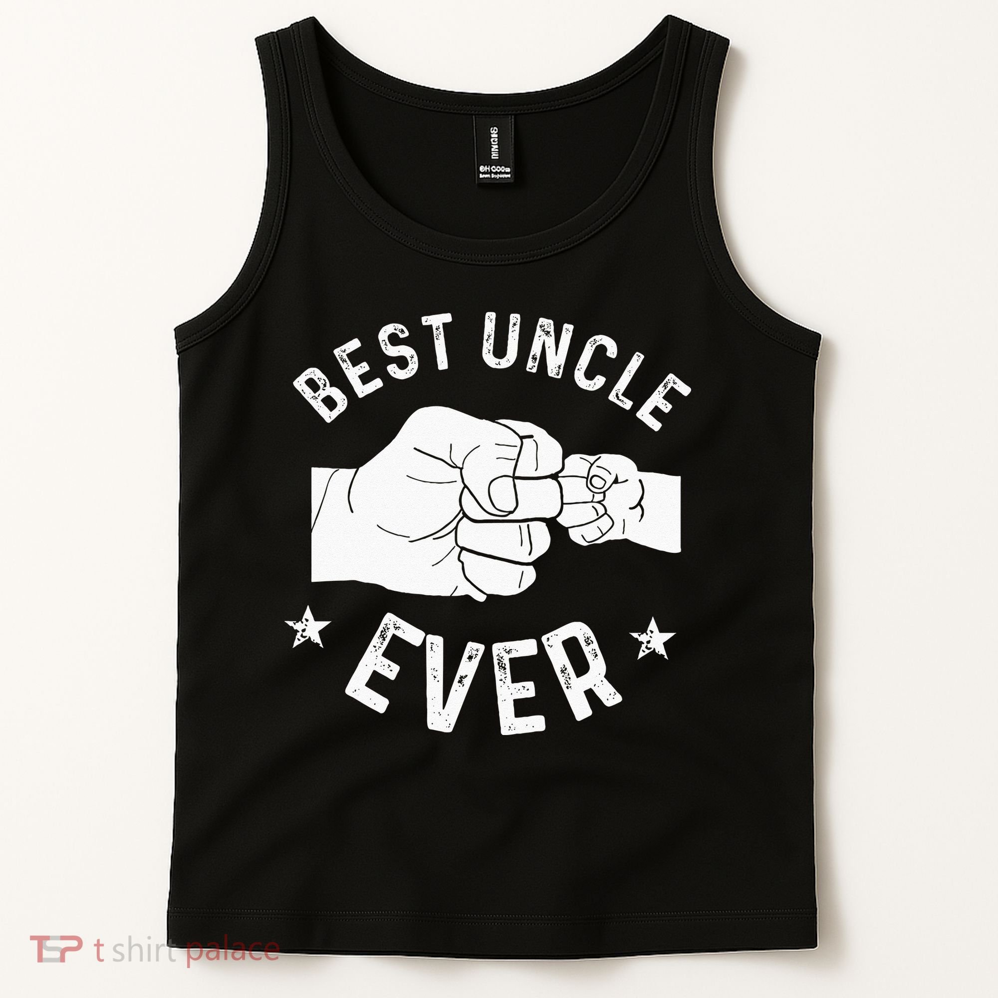Funny Best Uncle Ever Fist Bump Tank Top