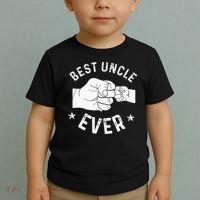 Funny Best Uncle Ever Fist Bump Toddler T-Shirt thumb 2