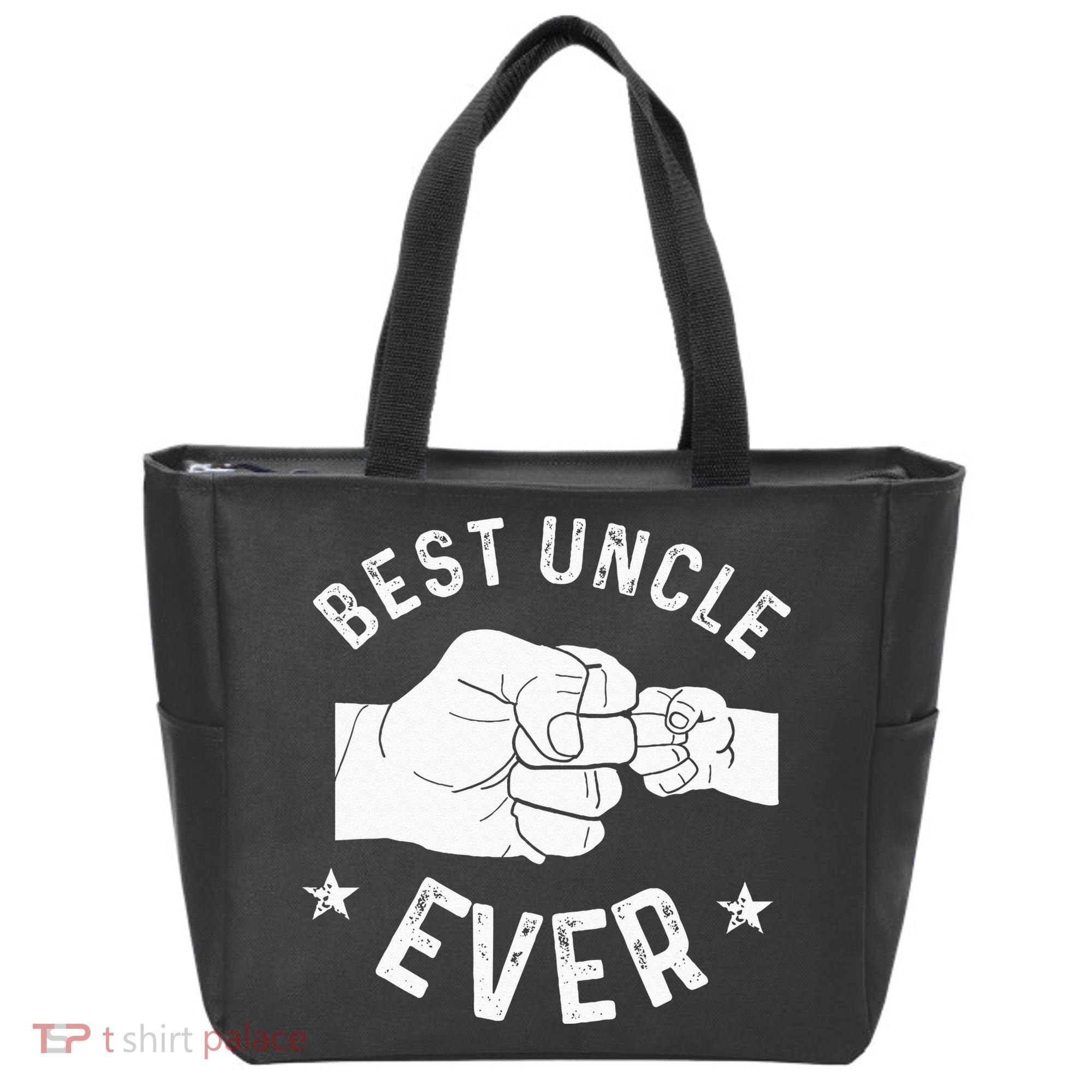 Funny Best Uncle Ever Fist Bump Tote Bag