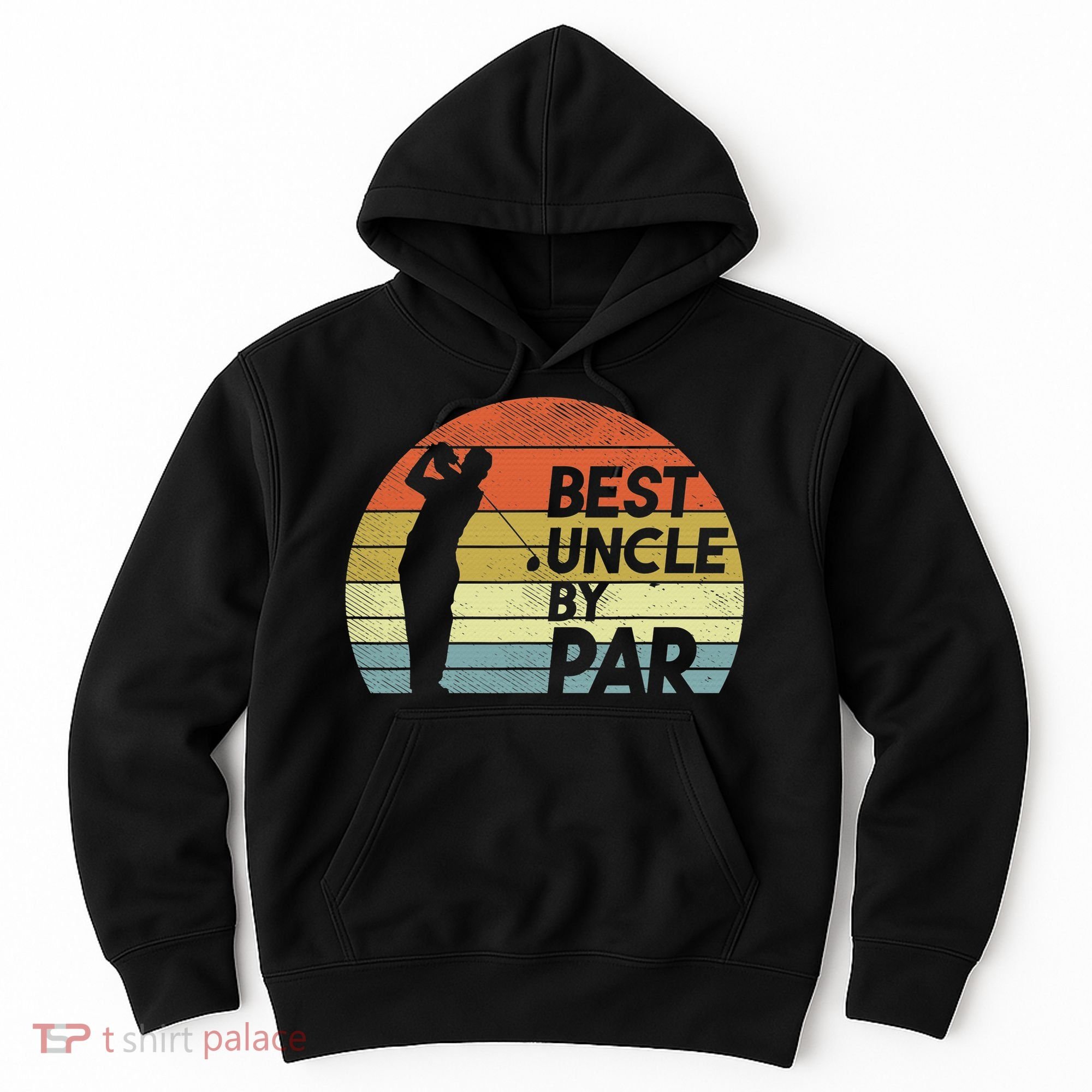 Funny Best Uncle By Par Fathers Day Golf Golfing Hoodie