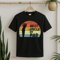 Funny Best Uncle By Par Fathers Day Golf Golfing T-Shirt thumb 2