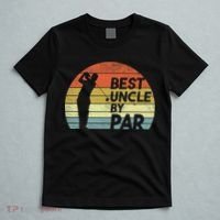Funny Best Uncle By Par Fathers Day Golf Golfing T-Shirt thumb 5