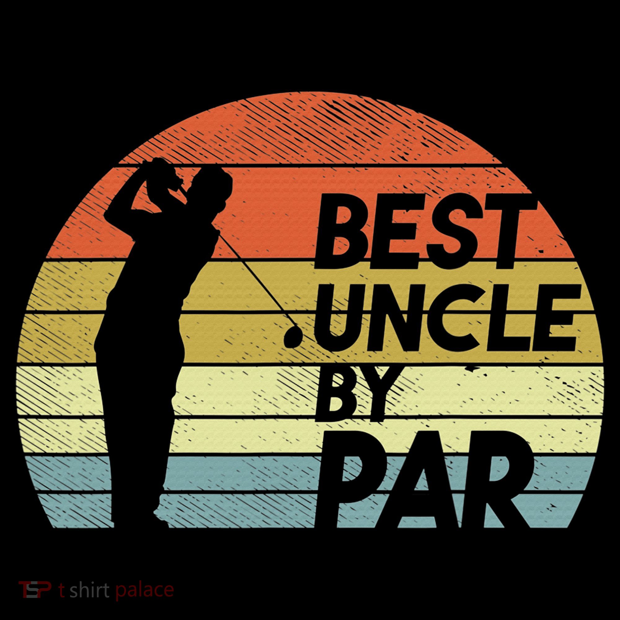 Funny Best Uncle By Par Fathers Day Golf Golfing Women's Hoodie