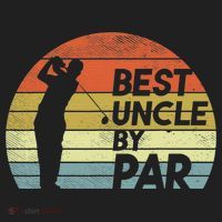 Funny Best Uncle By Par Fathers Day Golf Golfing Golf Towel thumb 3