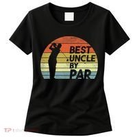 Funny Best Uncle By Par Fathers Day Golf Golfing Women's T-Shirt thumb 0