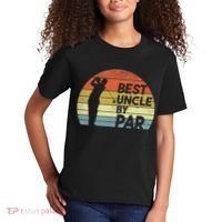 Funny Best Uncle By Par Fathers Day Golf Golfing Kids T-Shirt thumb 2