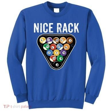 Funny Billiards Vintage 8 Ball Pool Player Nice Rack Great Gift Sweatshirt