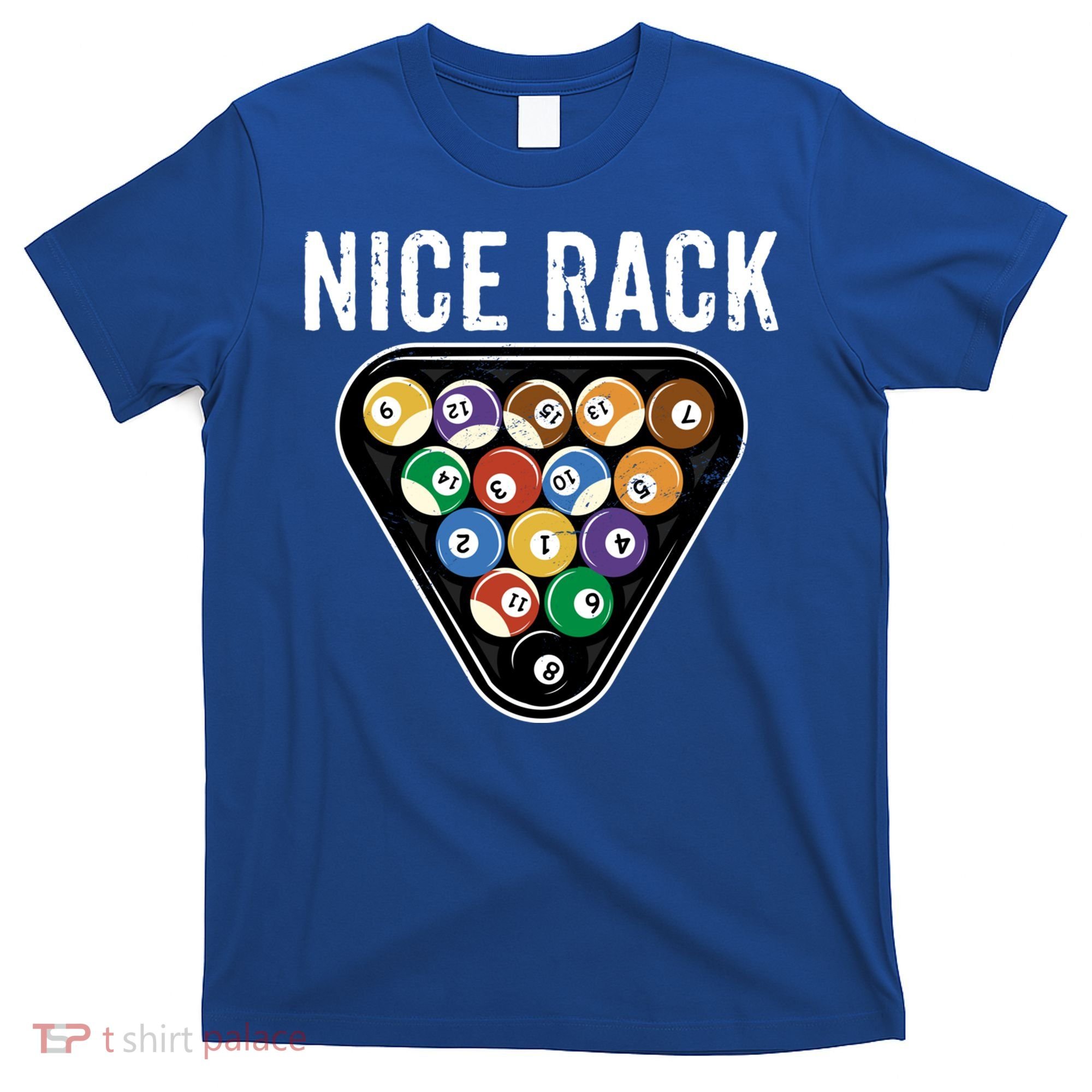 Funny Billiards Vintage 8 Ball Pool Player Nice Rack Great Gift T-Shirt
