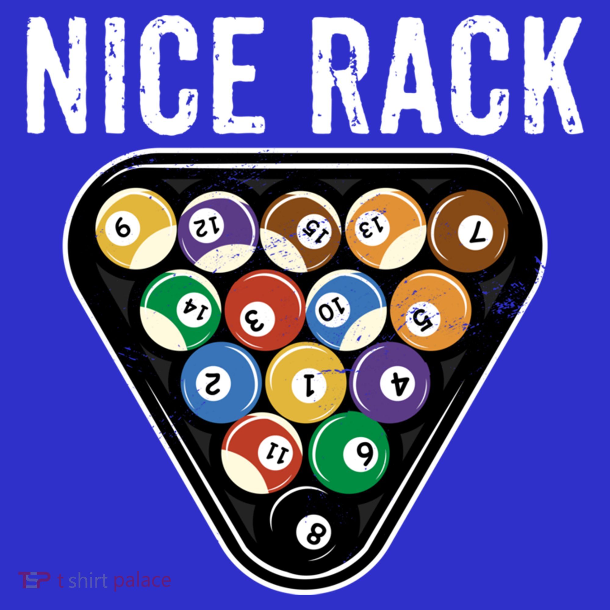 Funny Billiards Vintage 8 Ball Pool Player Nice Rack Great Gift T-Shirt