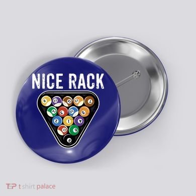 Funny Billiards Vintage 8 Ball Pool Player Nice Rack Great Gift Button
