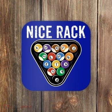 Funny Billiards Vintage 8 Ball Pool Player Nice Rack Great Gift Coaster