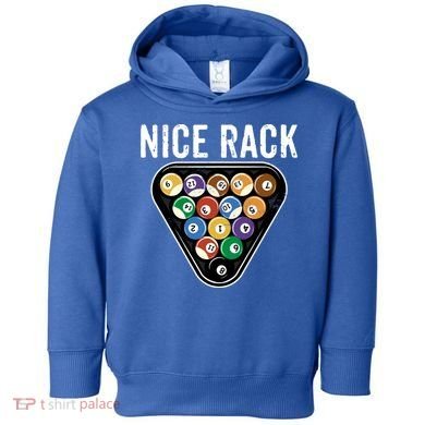Funny Billiards Vintage 8 Ball Pool Player Nice Rack Great Gift Toddler Hoodie