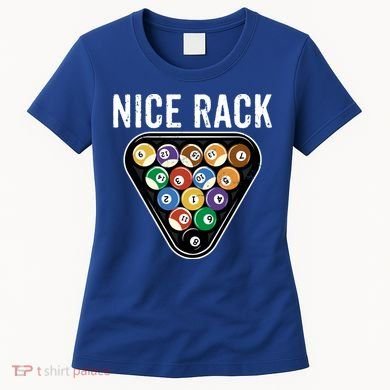Funny Billiards Vintage 8 Ball Pool Player Nice Rack Great Gift Women's T-Shirt