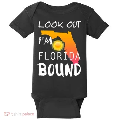 Florida Bound Vacation Spring Break Baby Bodysuit